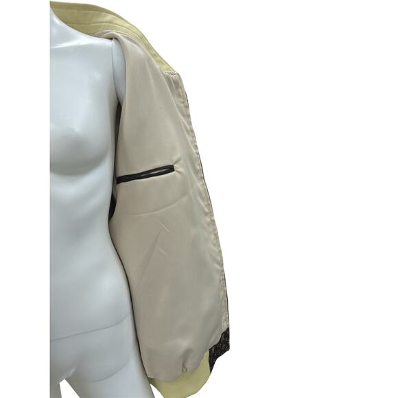 Dapper Dan VTG Authentic 90s Choc Brown Bomber Jacket SZ 3X - Picture 9 of 10